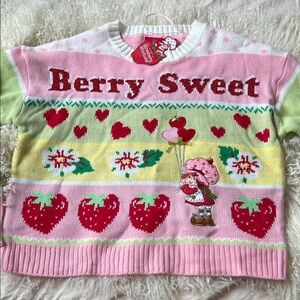 Strawberry Shortcake Sweater NWT